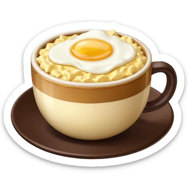 Protein Coffee + Egg Scramble sticker