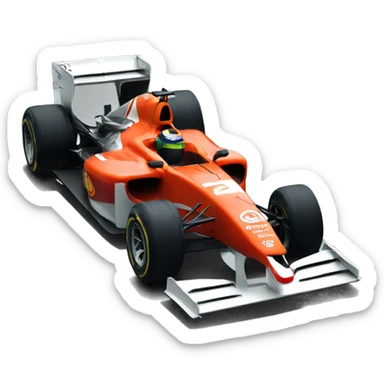 formula 1 car sticker
