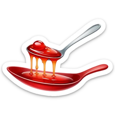 a spoonful of jelly sticker
