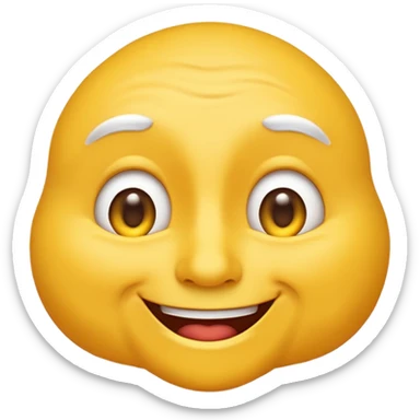 simple yellow style emoji for a  personas  "I want my wishlist...!”, - older, demanding, well connected, likes detail, and difference
Convinced over time and well read
 sticker