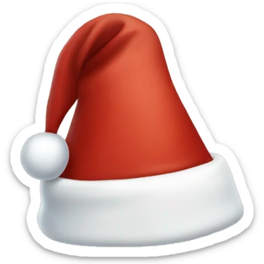 Santa claus hat sticker