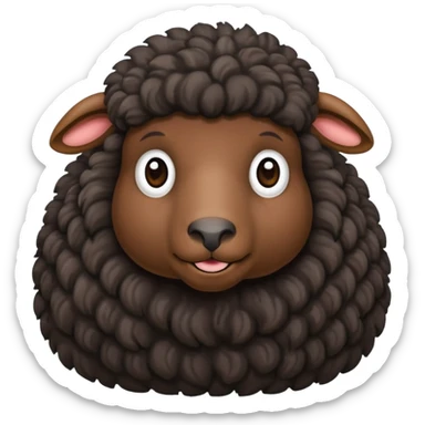black sheep flipping the bird sticker