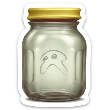 vintage jam jar sticker