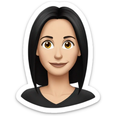 Courteney Cox sticker