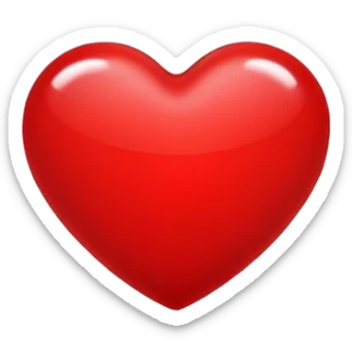 A beautiful heart write a name on it lucky sticker