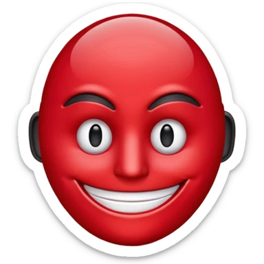 Emoji de la máscara de la película la casa de papel sticker