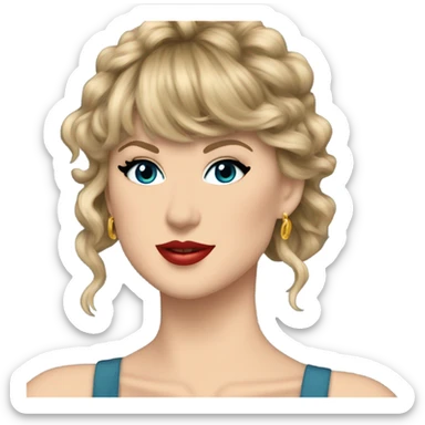 taylor swift during the eras tour sticker