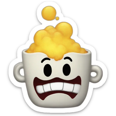 The Cuphead show sticker