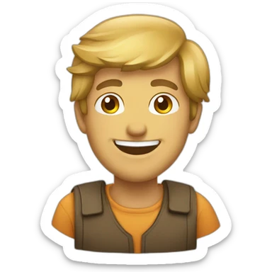 Happy Merchant sticker