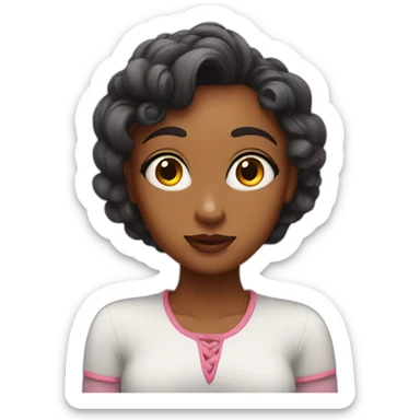 Hypnotized girl in love sticker