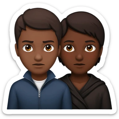 a situation in which someone pushes another person behind one's back sticker