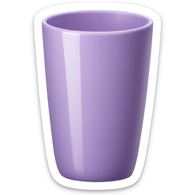 Light purple tumbler without face sticker