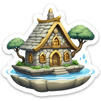 air elemental tribe house flying sticker
