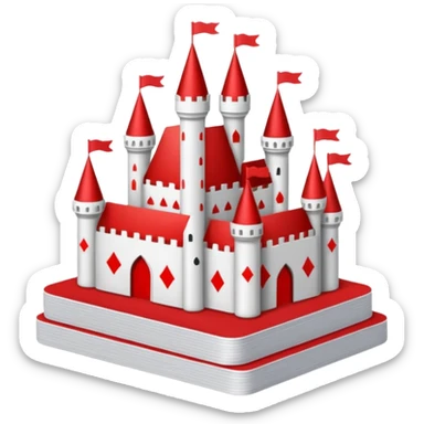 card castle sticker