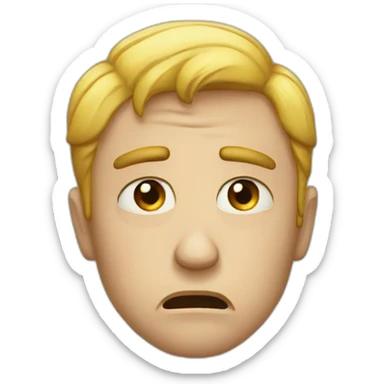 man-crying-tears-sad-angry sticker