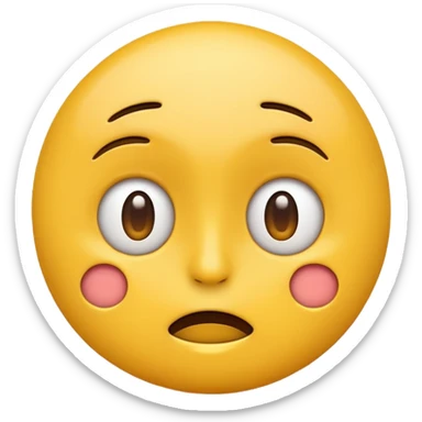 confusion facial expression stylized emoji sticker