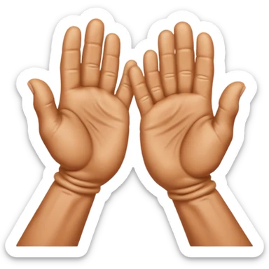 clapping hands sticker