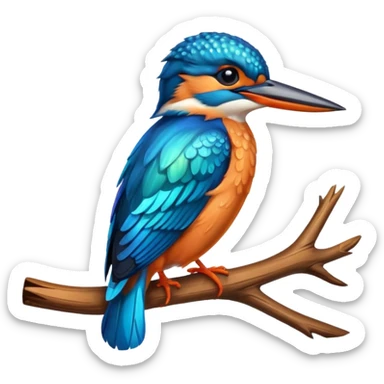 Kingfisher sticker