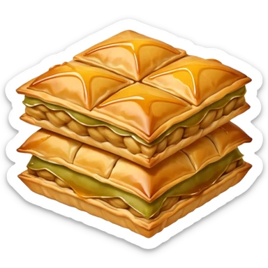 baklava 1 peice  sticker