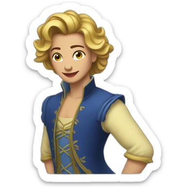 La belle et la bête sticker