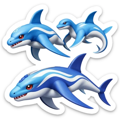 Dialga-Kyogre-Dragonair-Latios-Pokémon-Fakémon-creature sticker