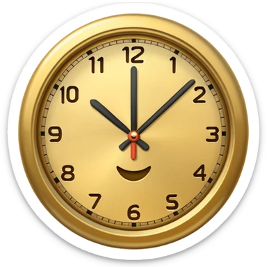 Clock it emoji sticker