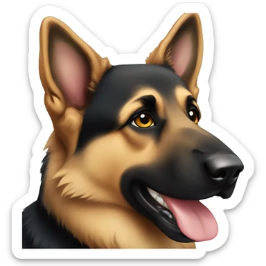 German shepherd  sticker