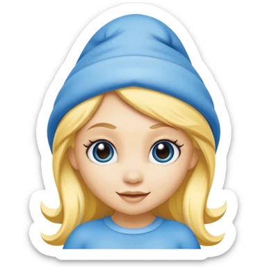 Smurfette sticker