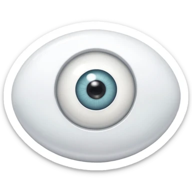 Pill with and eyeball inside  sticker