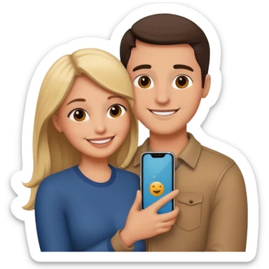 couple photo romantic inside phone wallpaper  sticker