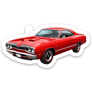 Plymouth GTX perfect view sticker
