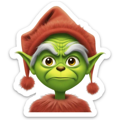 Grinch sticker