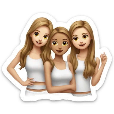 russian-trio-girls-best-friends sticker