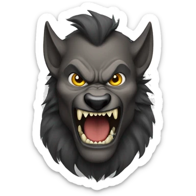 A WereWolf  sticker