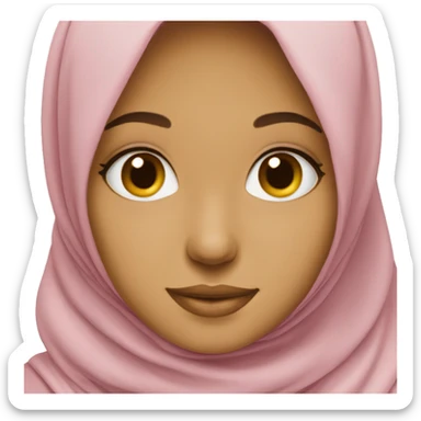 Cute hijabi girl  sticker
