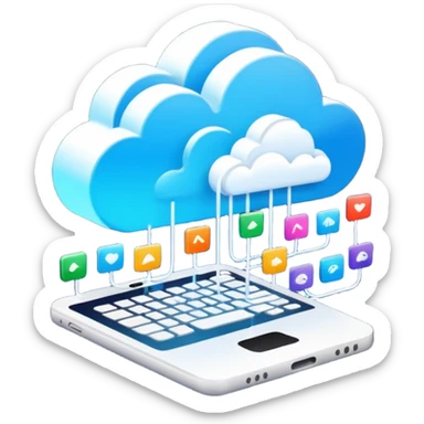 cloud computing architecture sticker