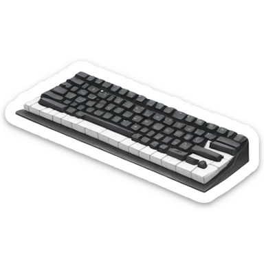 keyboard from a side sticker