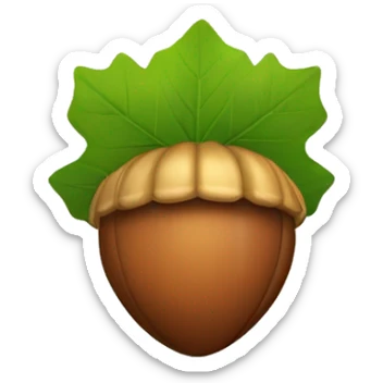 acorn money sticker