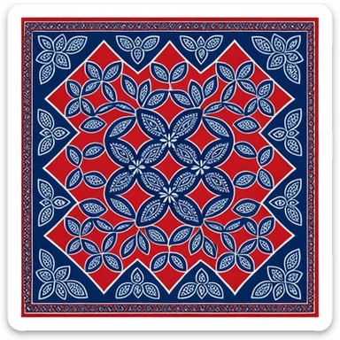 Ajrak sindh sticker
