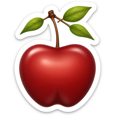a cherry seed sticker