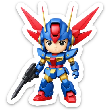 Gundam chibi sticker