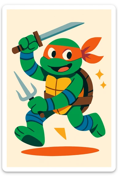 ninja turtle sticker