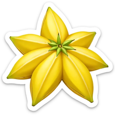 Star fruit sticker