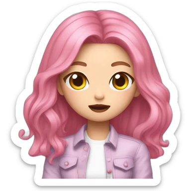 Jennie blackpink qui dort sticker