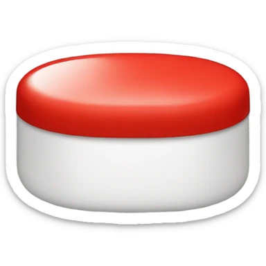 red circle pill  sticker