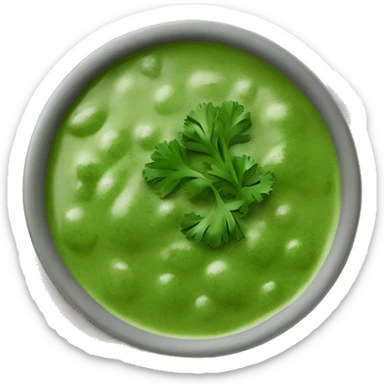 cilantro garlic sauce sticker