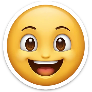 I am feeling excited and pumped and energetic. Generate an emoji for me sticker