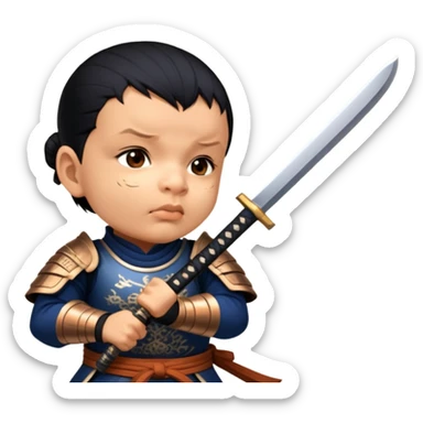 Vigilant Samurai sticker