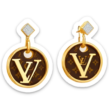 Louis Vuitton earrings  sticker