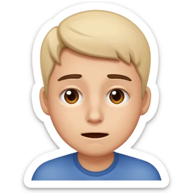 Someone waiting with anticipation and excitement but theyre also exhausted  sticker